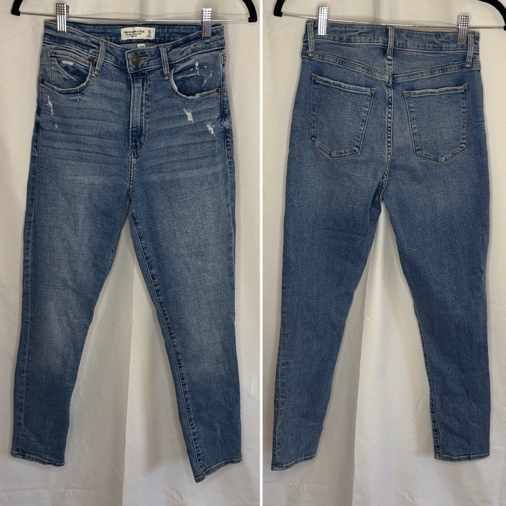 Abercrombie Curve Love High Rise Super Skinny Ankle Jeans Pants  27 / 4 regular